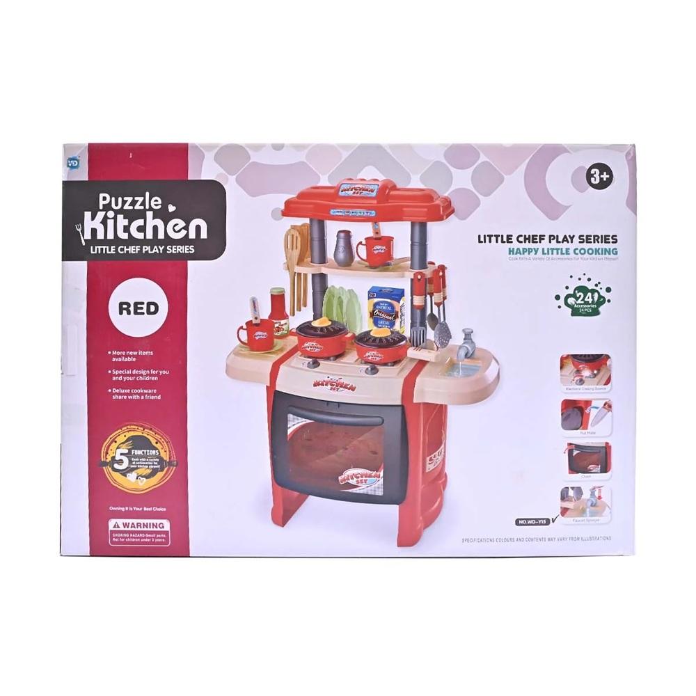 Cozinha Infantil Completa com Som, Luz e Acessórios