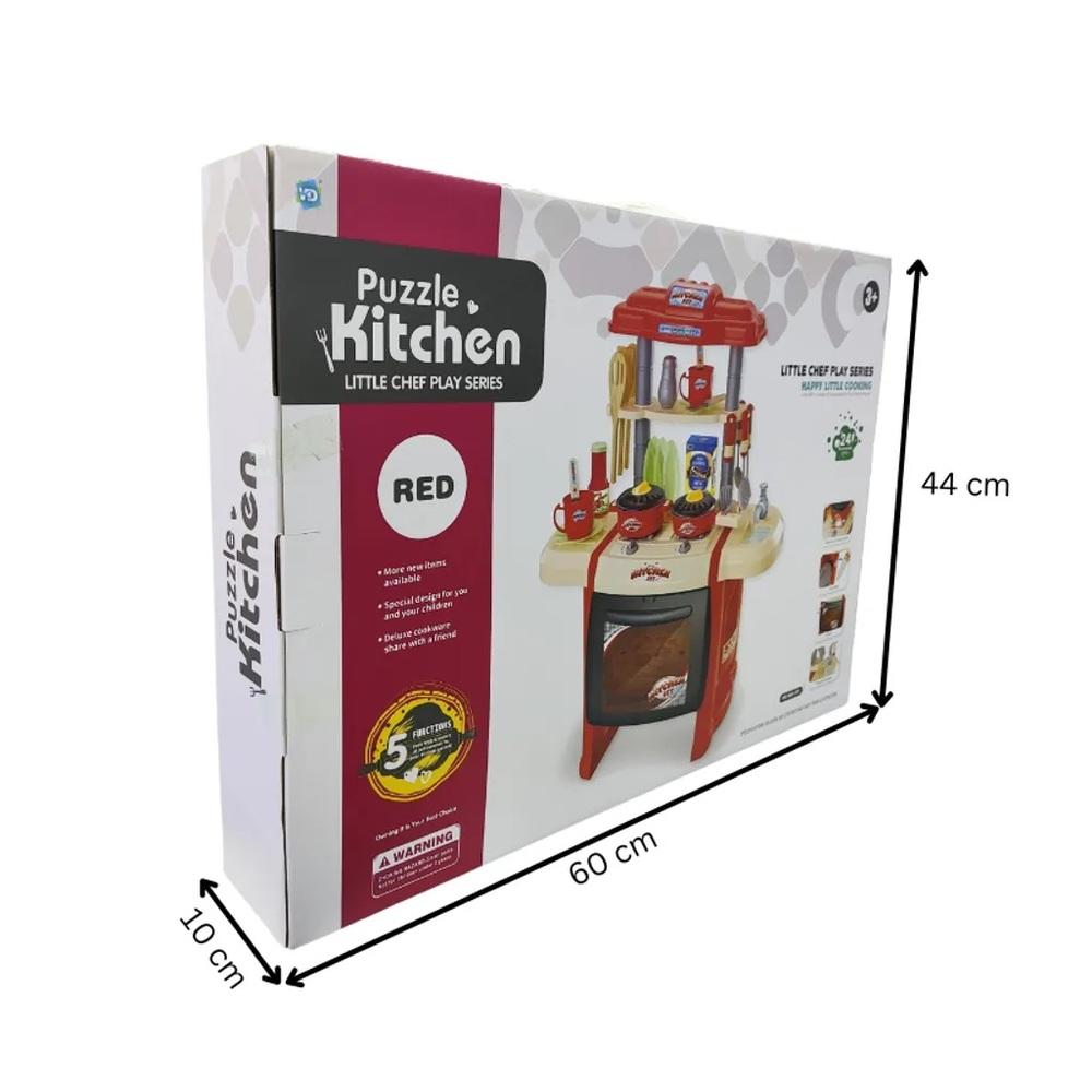 Cozinha Infantil Completa com Som, Luz e Acessórios