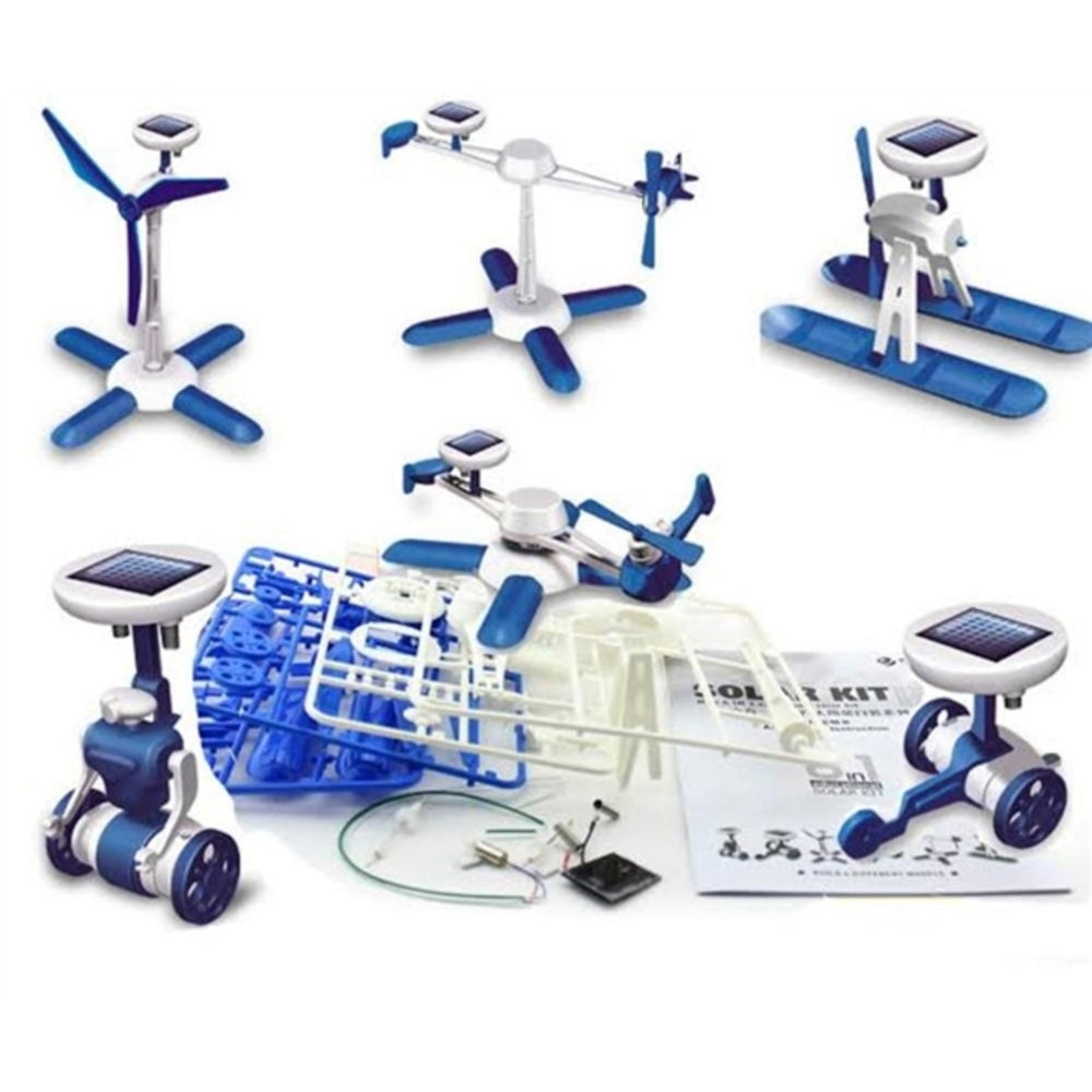 Robô Solar 6 em 1 - Kit Educativo de Robótica com Energia Solar