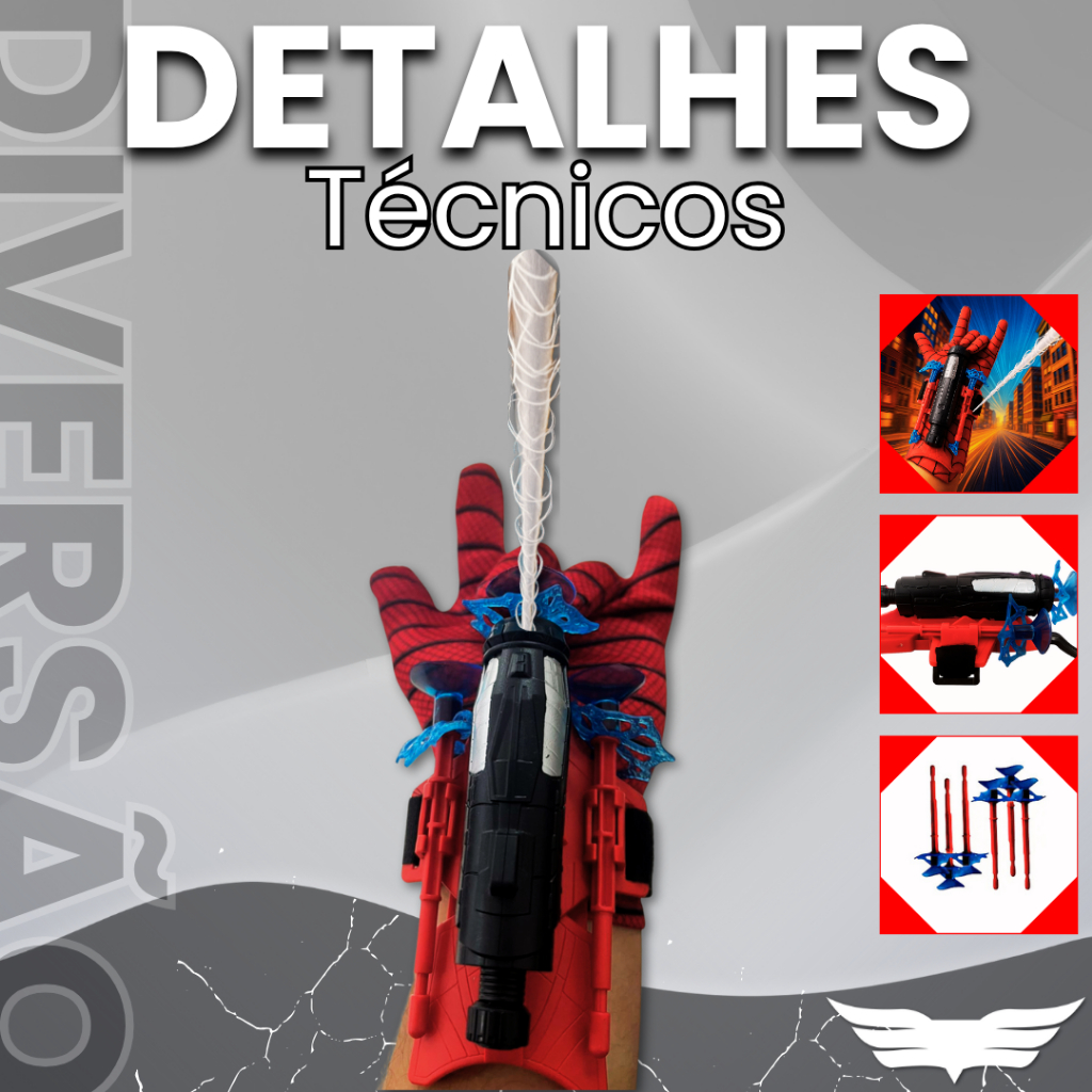 Lançador de Teias Infantil