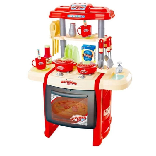 Cozinha Infantil Completa com Som, Luz e Acessórios