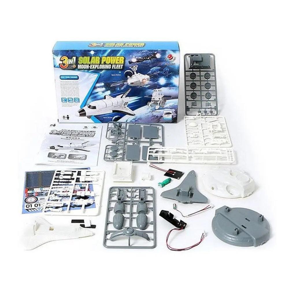 Kit Estação Solar Robótica 3 em 1 com Placa de Energia