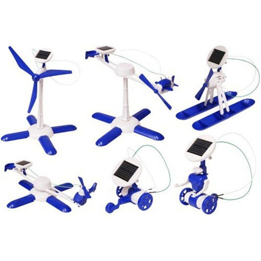 Robô Solar 6 em 1 - Kit Educativo de Robótica com Energia Solar